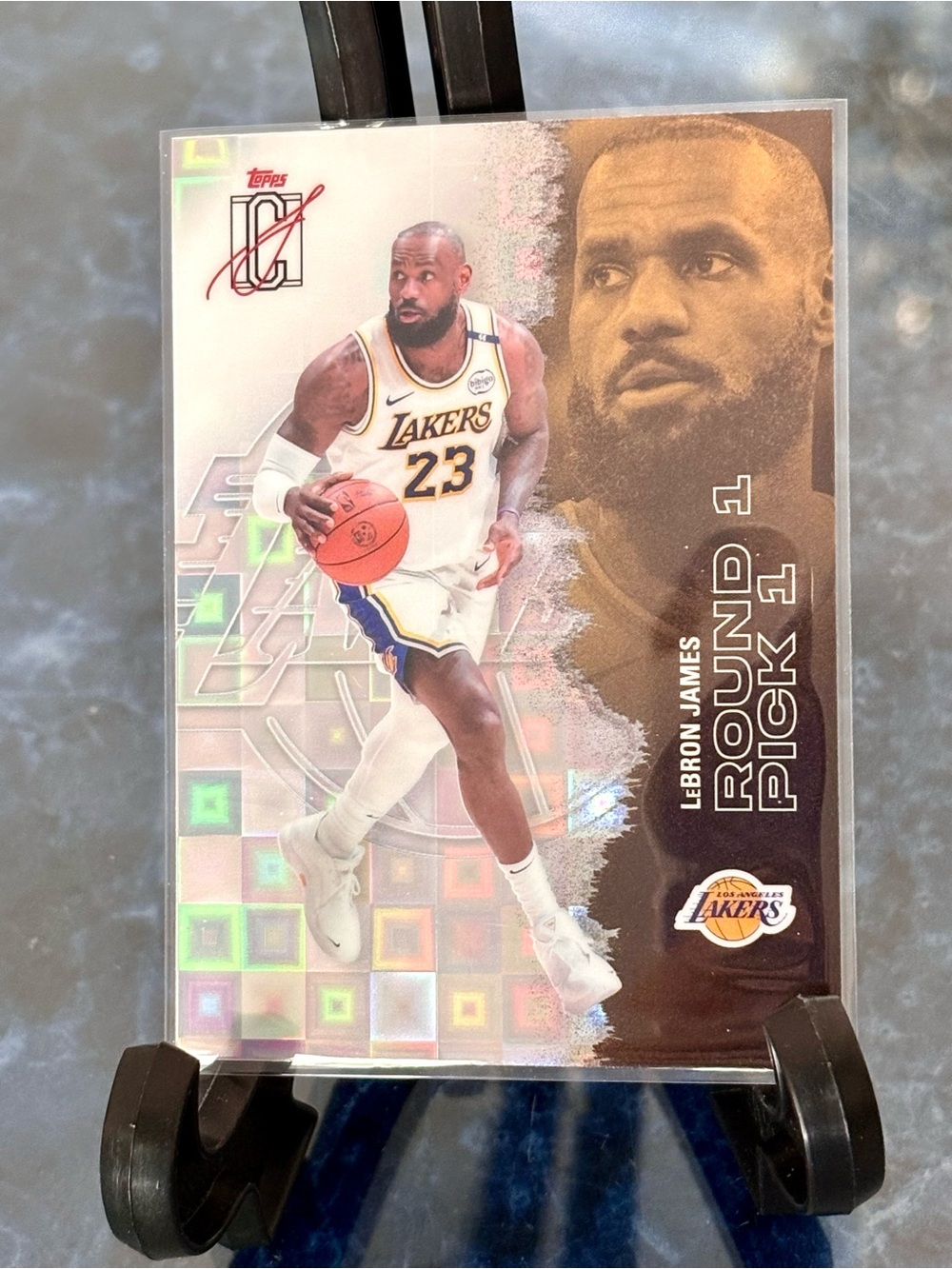 LeBron James Basketball Card Topps Class Signature Pandora Los Angeles Lakers